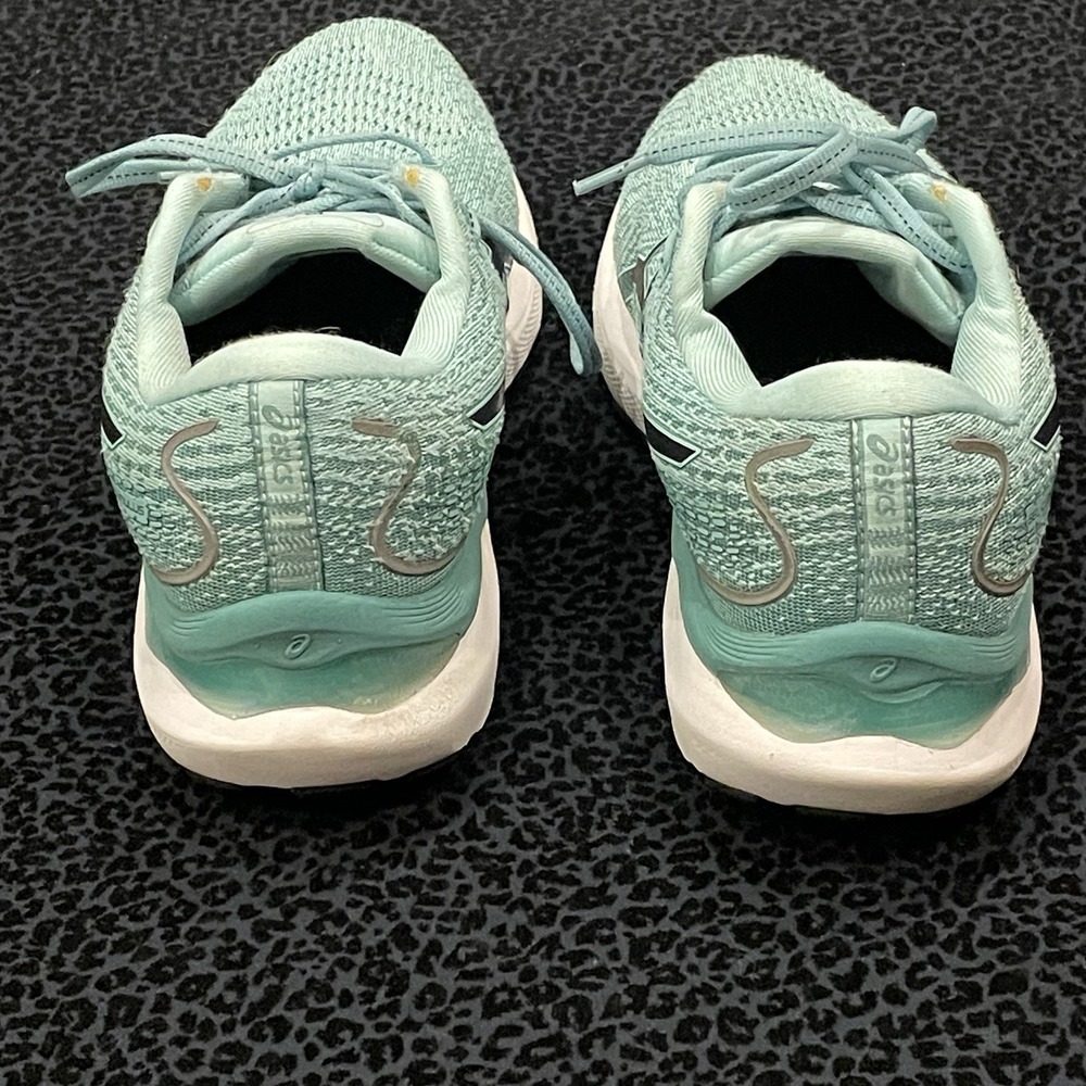 Asics Womens Sneakers Gel Cumulus Size 8 Green Colorful Shoes Walking Running - Picture 5 of 7
